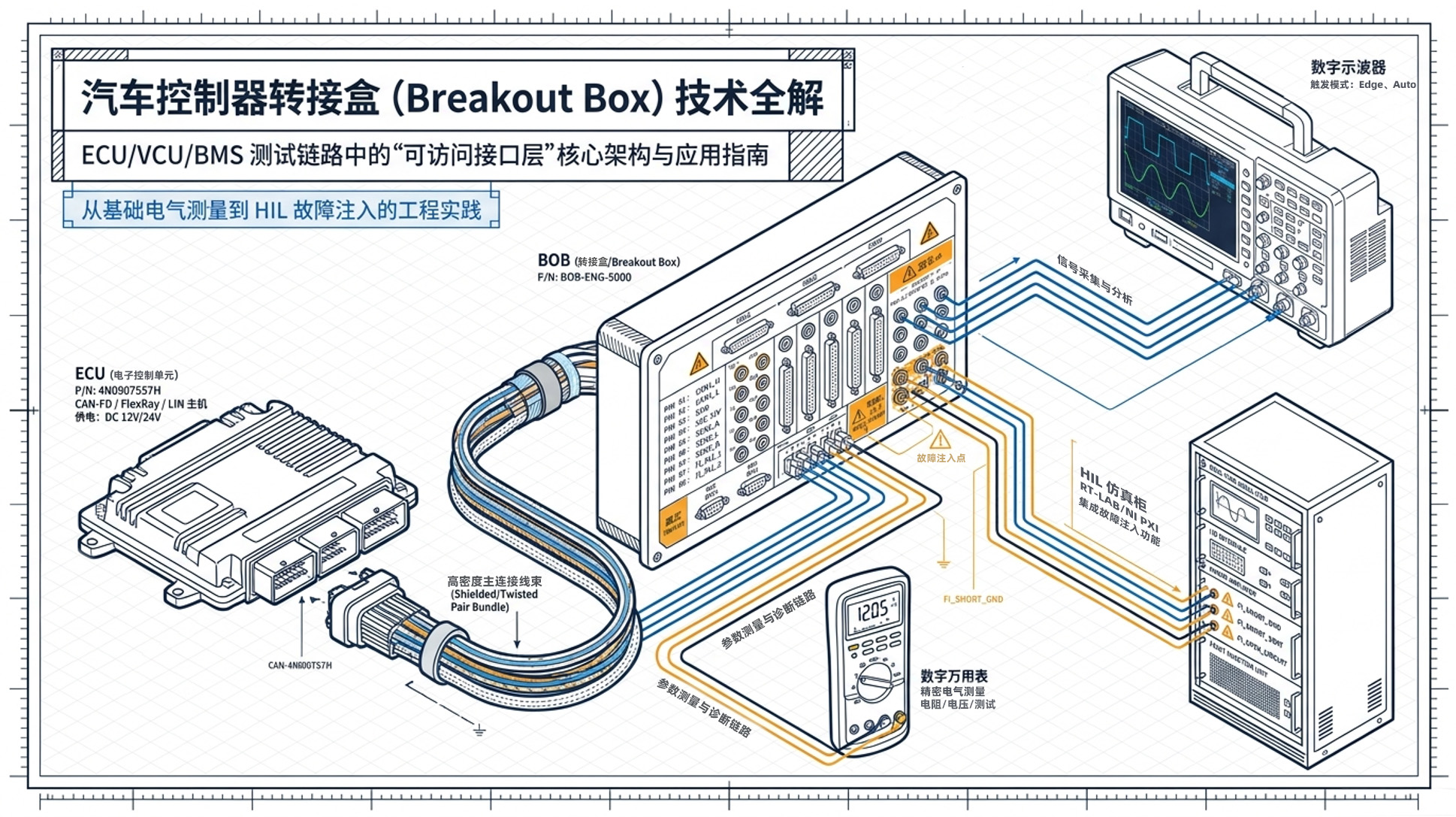 汽车控制器转接盒有什么用？ 大图